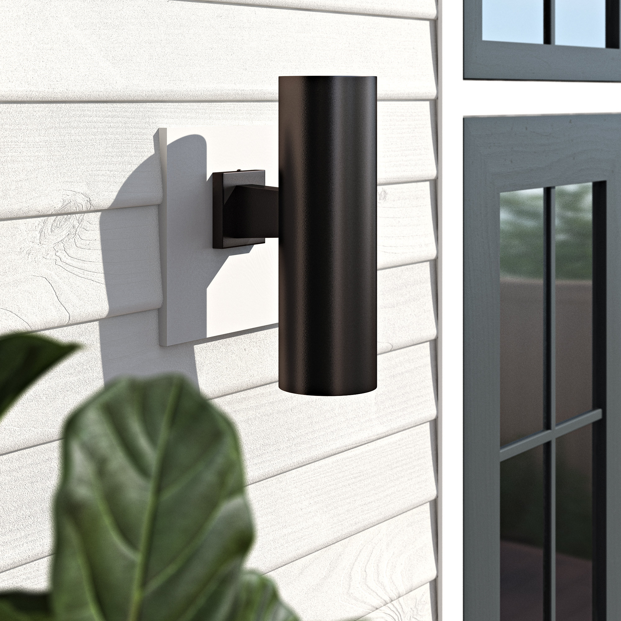 Zipcode Design Abbey 2 Bulb 18 H Glass Outdoor Armed Sconce Reviews Wayfair