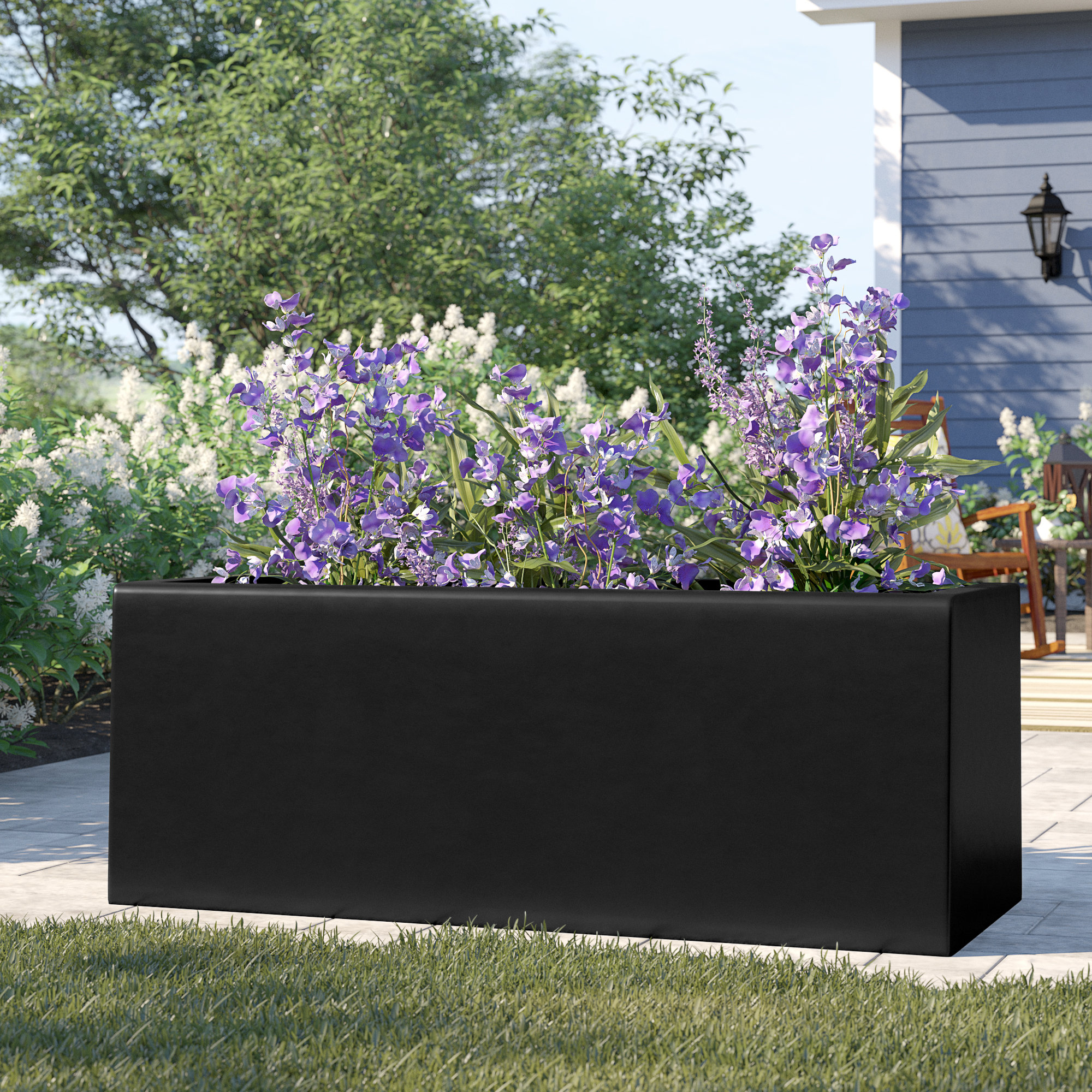 Barclay Rectangle Fiberglass Planter Box Barclay Rectangle Fiberglass Planter Box