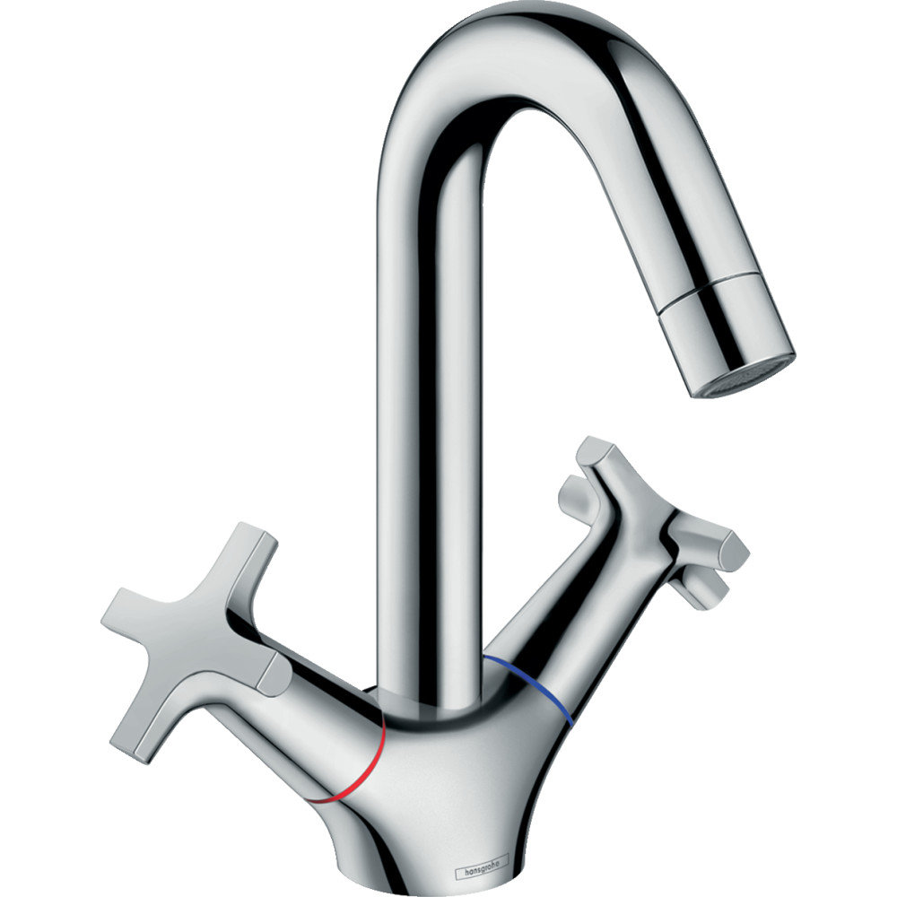 Hansgrohe Logis Single Hole Bathroom Faucet with Drain Assembly ...