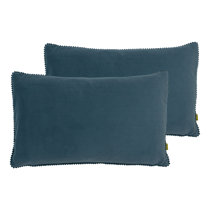 big blue cushions