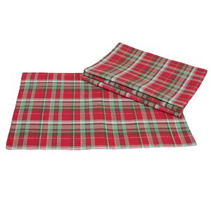 Holiday Tartan Christmas Placemat (Set of 4)