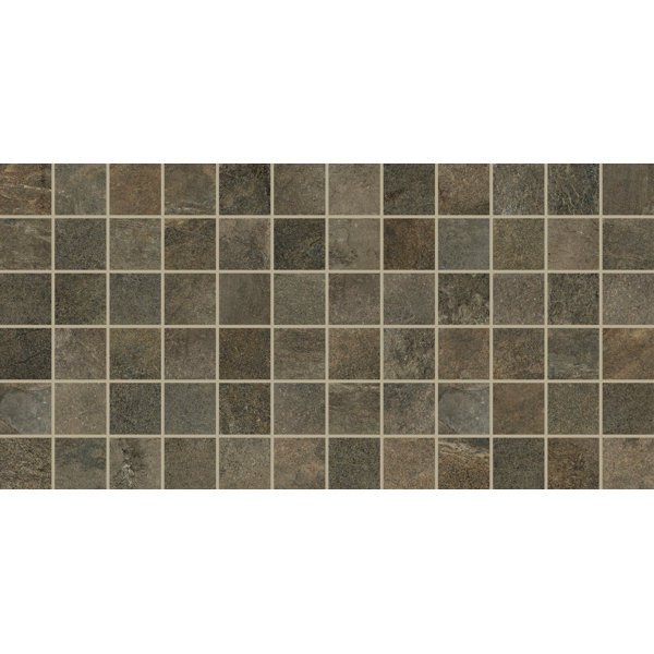 Daltile Slate Attaché 12 X 24 Porcelain Mosaic Tile In Green Daltile Slate Attaché 12 X 24 Porcelain Mosaic Tile In Green Reviews Wayfair