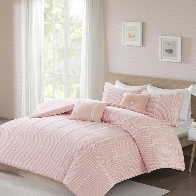 Aisling Gingham Comforter Set Reviews Joss Main