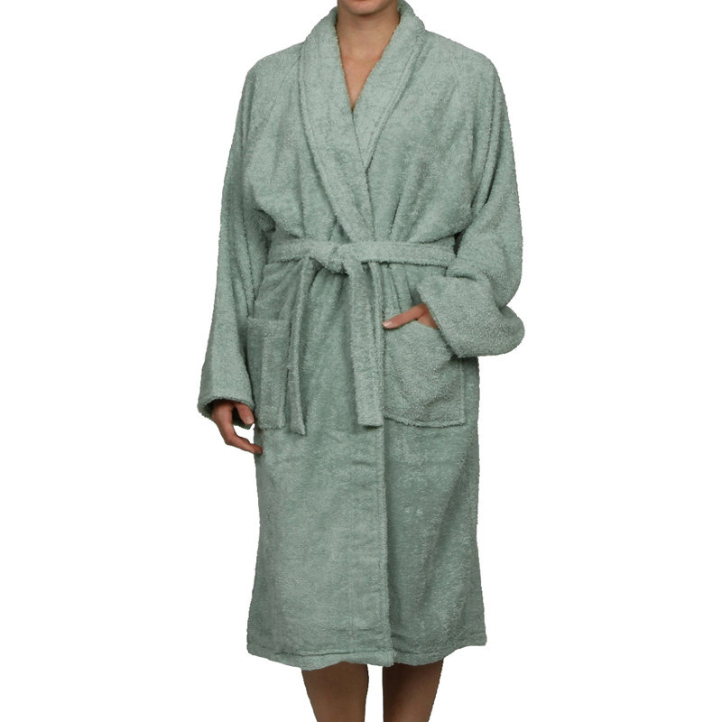 The Twillery Co Robe De Chambre Avec Poches En Ratine 100 Coton