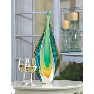 Cool Flame Art Glass Statue