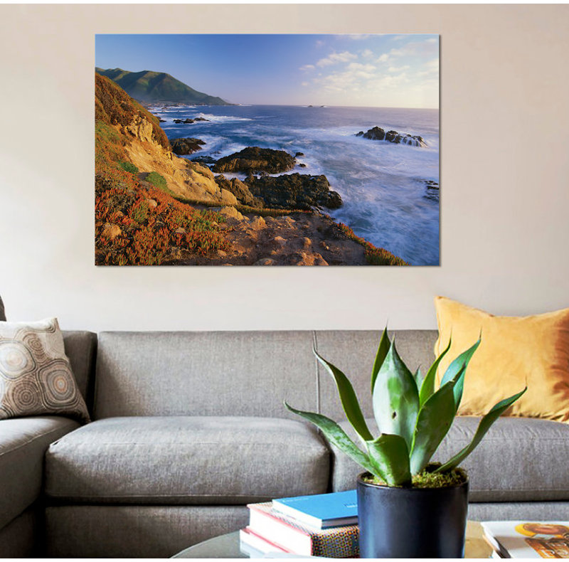 East Urban Home Coastline Big Sur Garrapata State Beach California Graphic Art Print On Canvas Wayfair