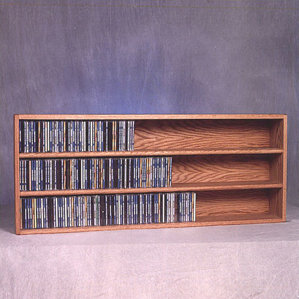 300 Series 354 CD Wall Mounted Multimedia Storage Rack by Wood Shed