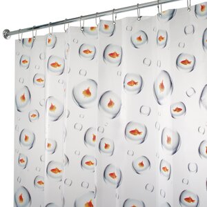 PVC Bubblefish Shower Curtain