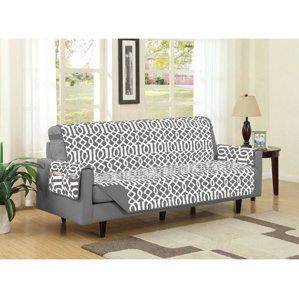 Box Cushion Sofa Slipcover by Winston Porter