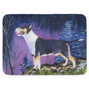 Donoghue Bull Terrier Memory Foam Bath Rug