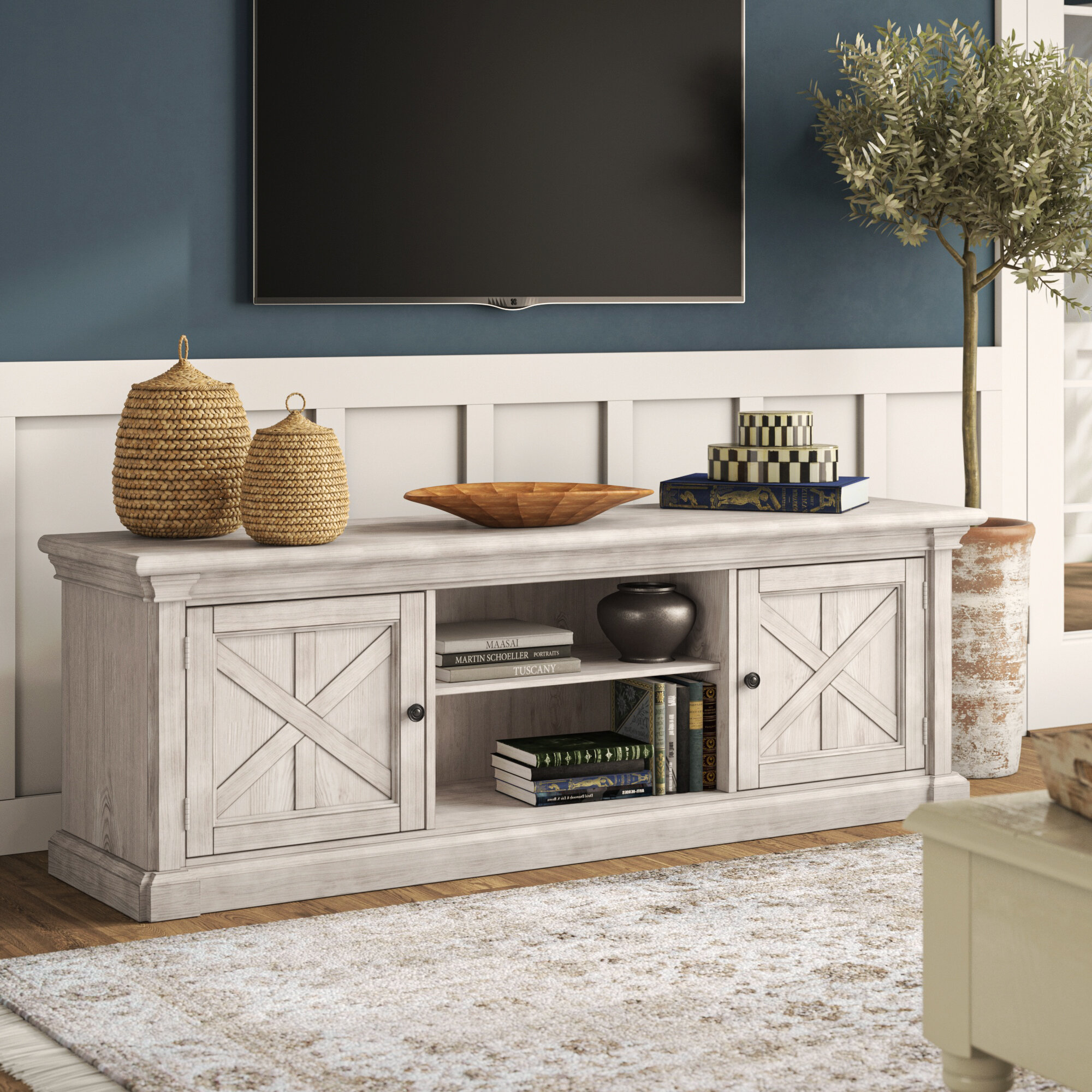 Reid Tv Stand For Tvs Up To 78 Inches Birch Lane