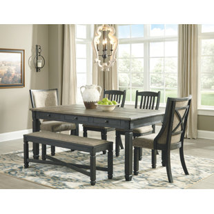 Ventanas Upholstered Wood Bench