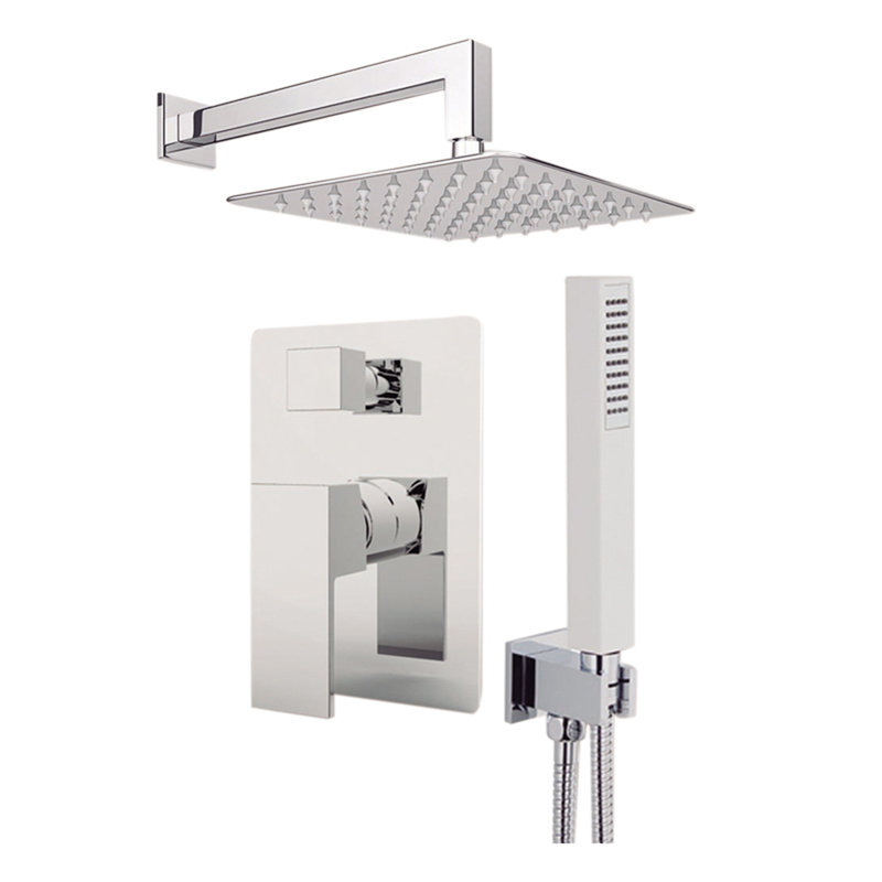 Aquamoon Milan Diverter Shower Faucet With Valve And Trim