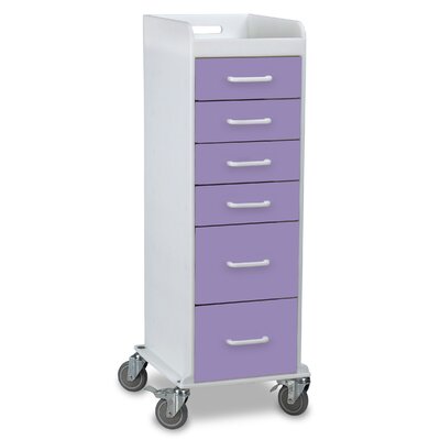 4 Caster Storage Cart Trippnt Color Gum Drop Purple