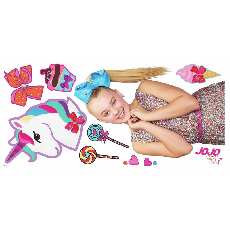 Room Mates Jojo Siwa Unicorn Dream Peel And Stick Giant 10 Piece