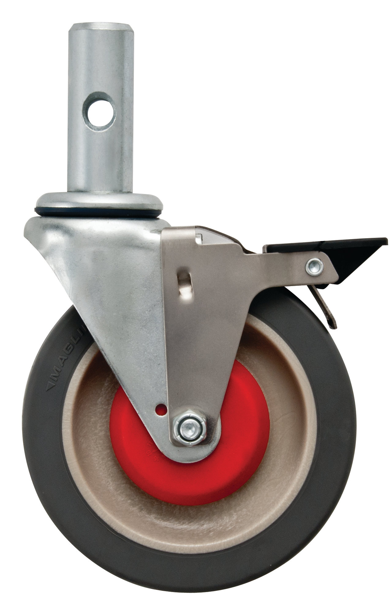 Magliner Polyurethane Flat Caster Assembly Tread Wheel with Brake Wayfair