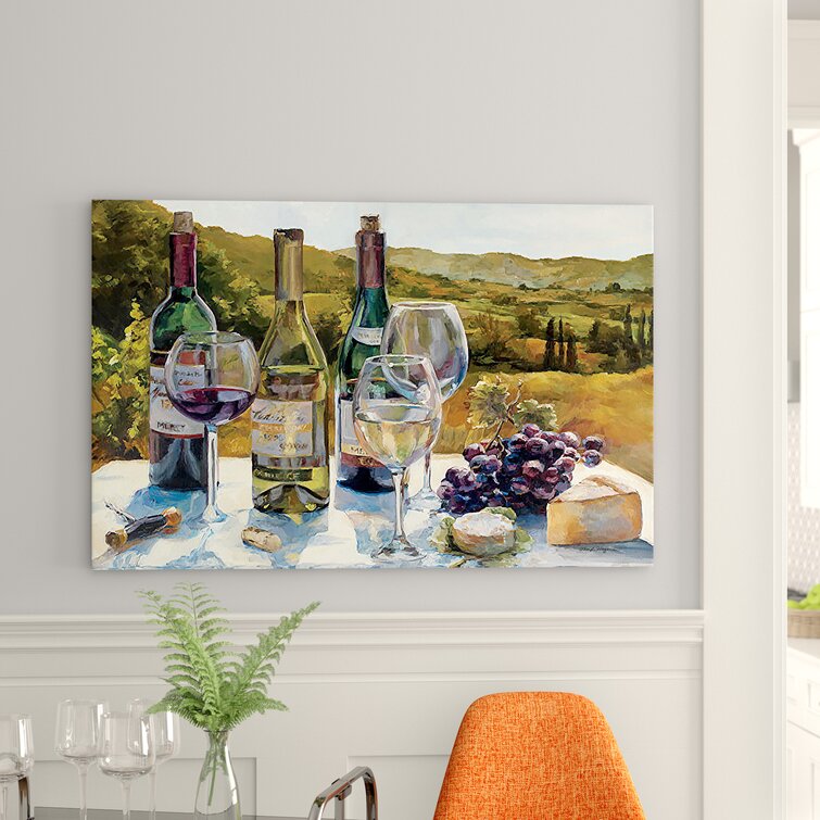 A Wine Tasting by Marilyn Hageman - Wrapped Canvas Gallery-Wrapped Canvas Giclée