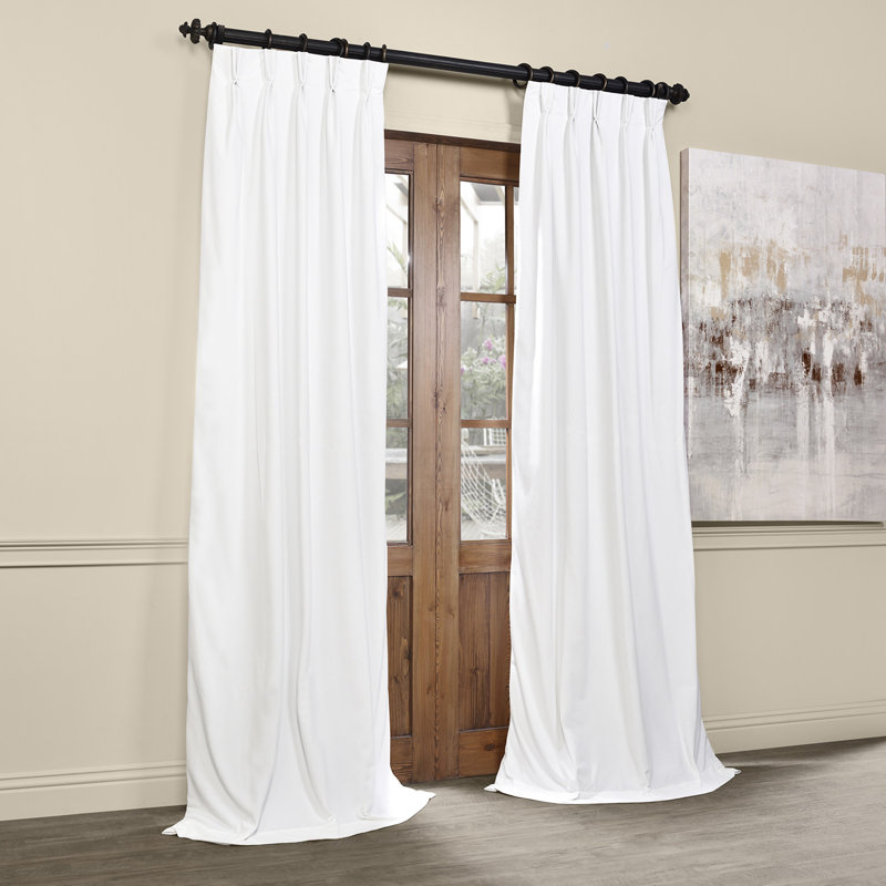 Darby Home Co Balone Solid Max Blackout Thermal Pinch Pleat Single Balone Solid Max Blackout Thermal Pinch Pleat Single Curtain Panel