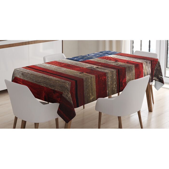 East Urban Home Ambesonne Usa Tablecloth, Fourth Of July ...