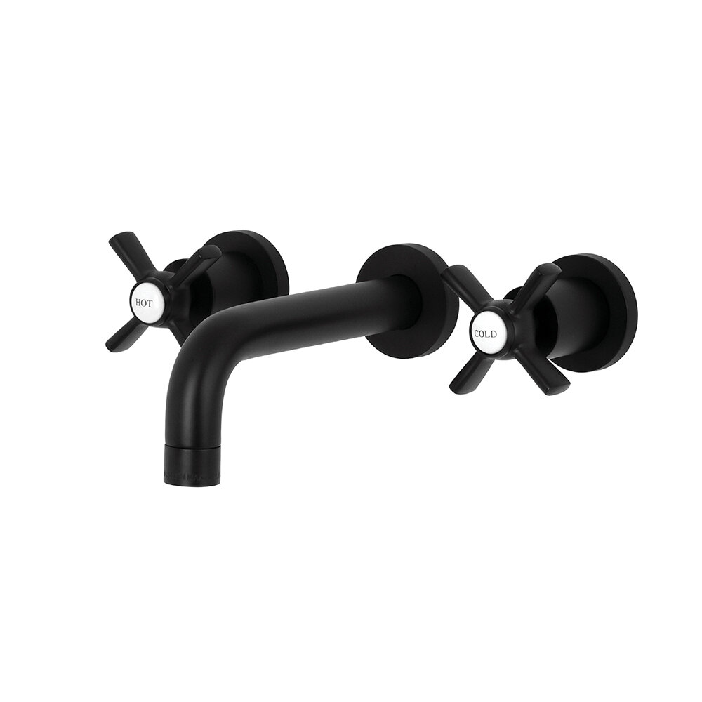 Kingston Brass Millennium Wall Mounted Faucet 2 Handle Bathroom Faucet   Millennium Wall Mounted Faucet 2 Handle Bathroom Faucet 