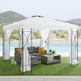 Fairholme 3m x 3m Metal Patio Gazebo
