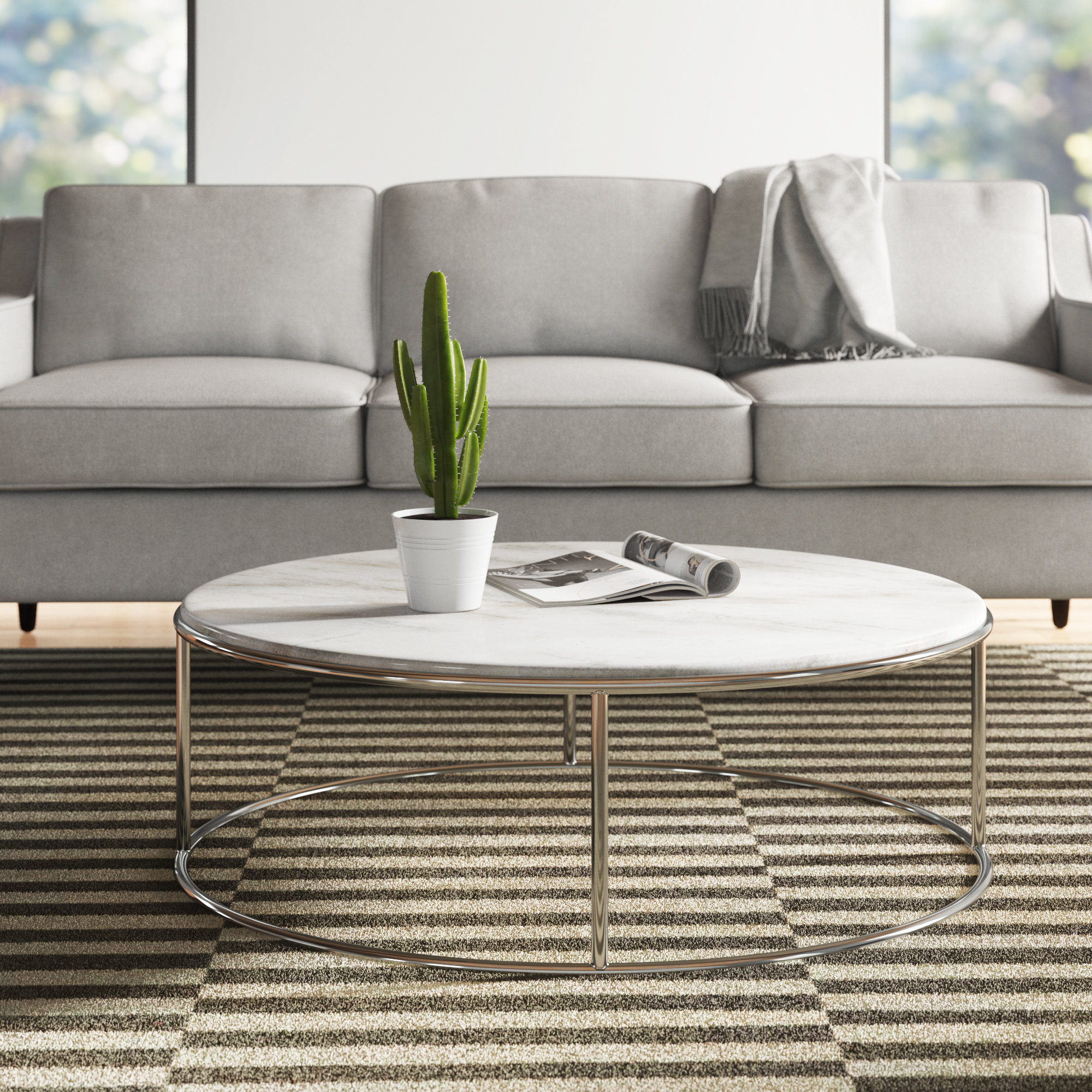 Calgary Marble Coffee Table Reviews Allmodern