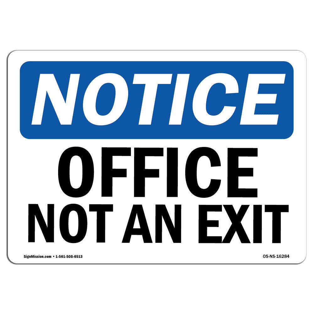 Cal Osha Not An Exit Sign Requirements