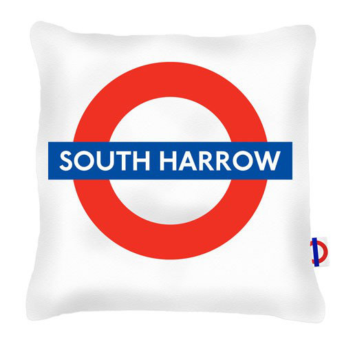 Gulf Breeze South Harrow Tube Station Cushion London Transport