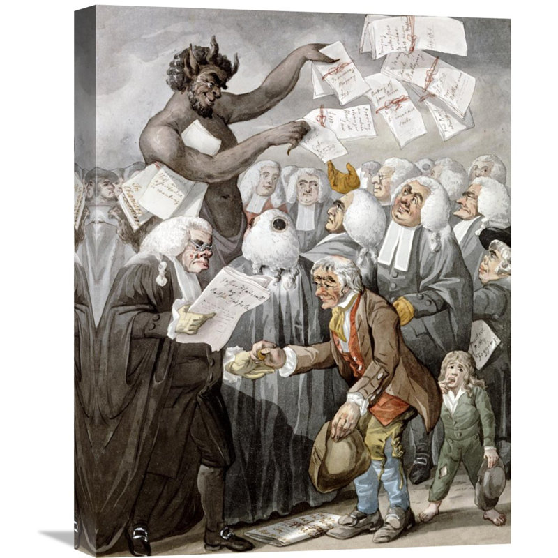 Global Gallery The Devil Among Lawyers By Robert Dighton