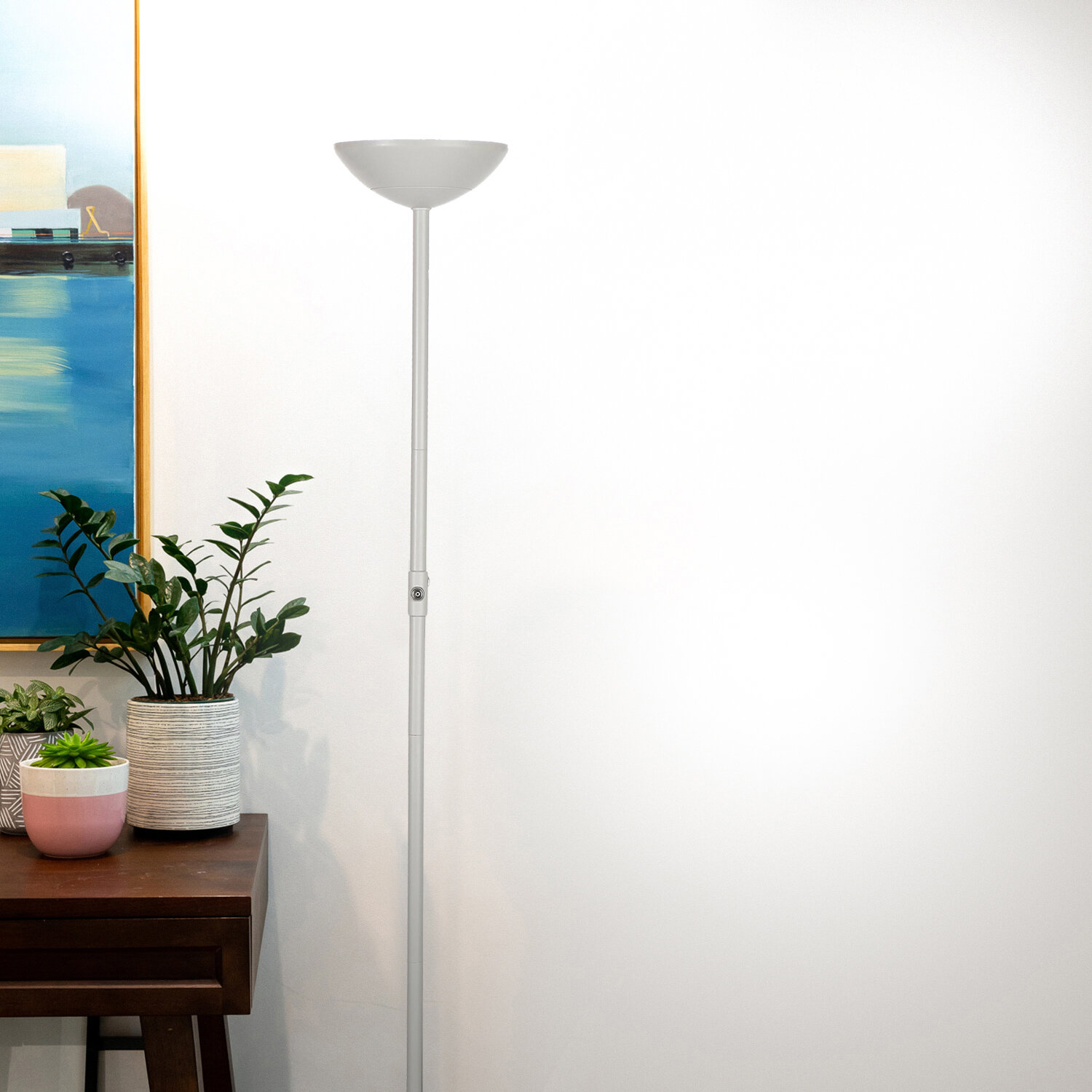 Brightech Skylite LED High Lumen Uplight Torchiere Standing Floor Lamp,  White & Reviews | Wayfair