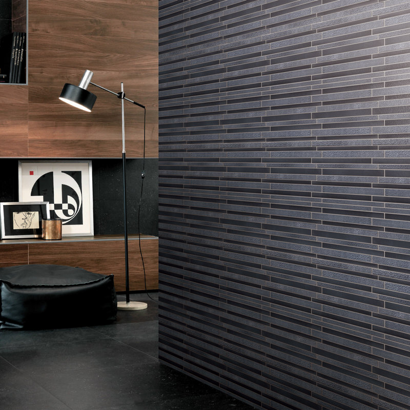 Supreme Tile Paint Effect 1 X 12 Linear Glass Mosaic Tile Wayfair