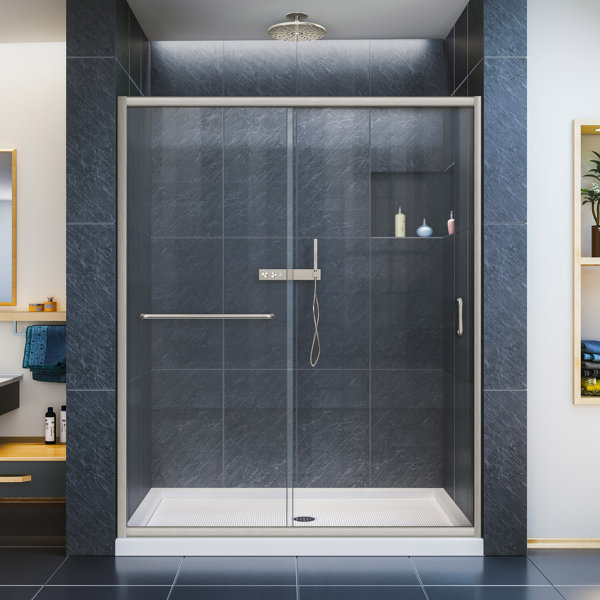 Dreamline Infinity Z 60 X 72 Single Sliding Frame Less Shower
