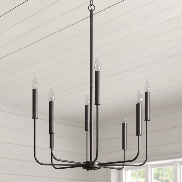 wayfair black iron chandelier