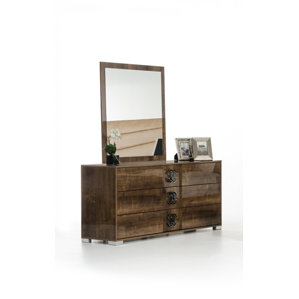 Fruge 3 Drawer Standard Dresser by Orren Ellis