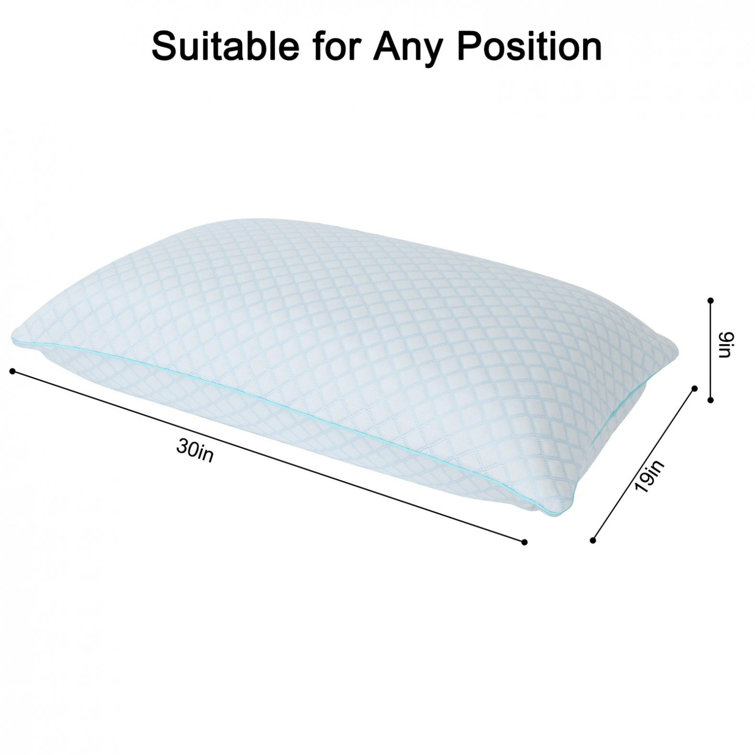 elysian memory foam pillow