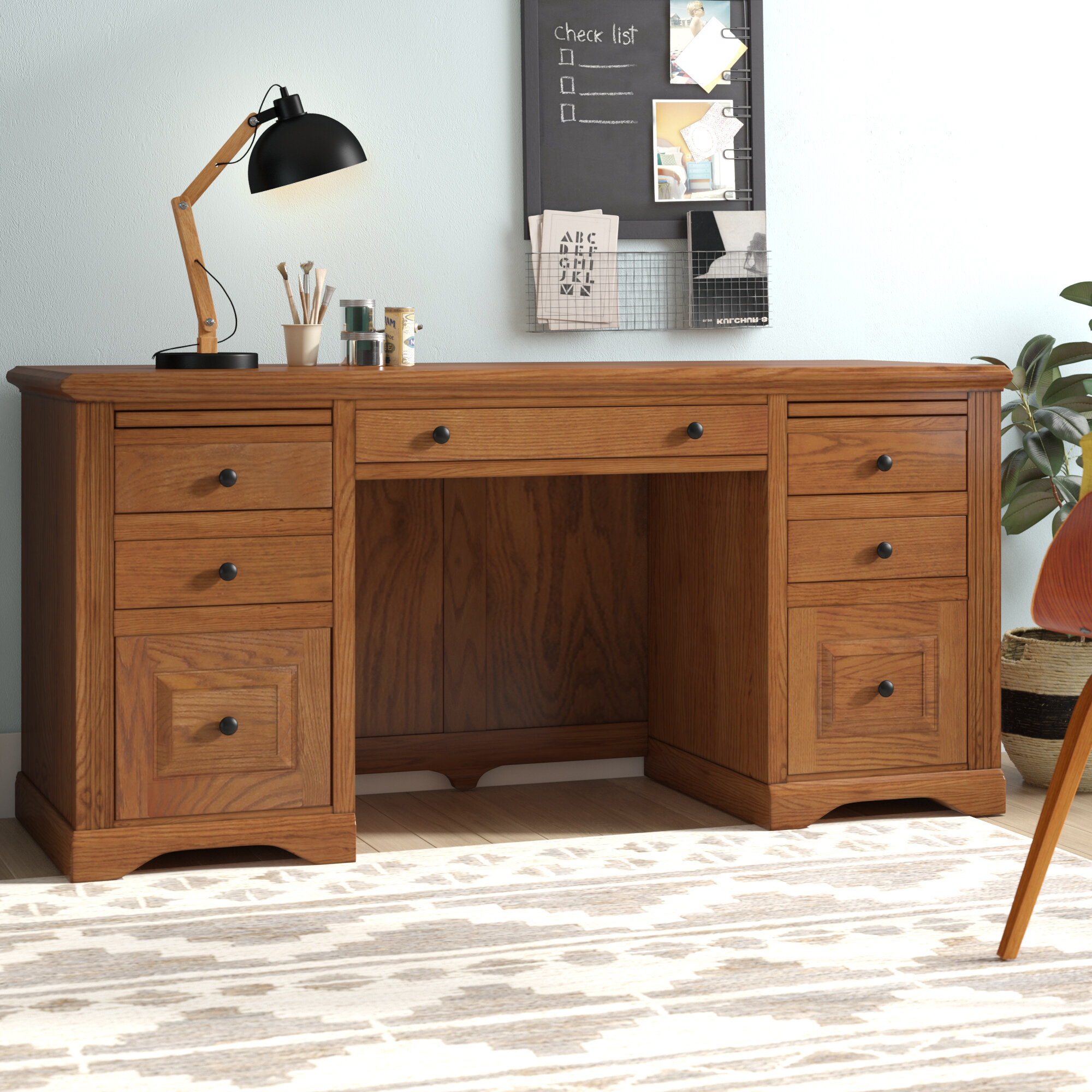 wayfair wood desk