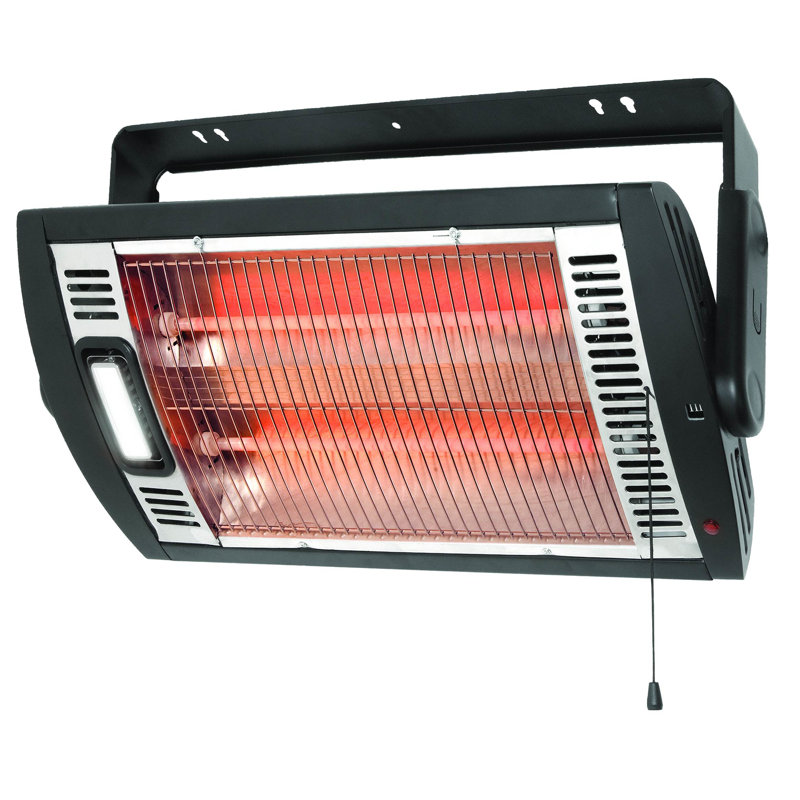 Optimus Garage Shop 1 200 Watt Electric Radiant Ceiling Mounted