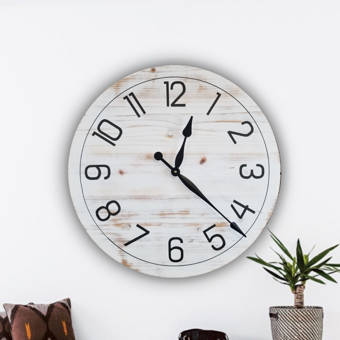 East Urban Home Oversized Clive Wall Clock Wayfair