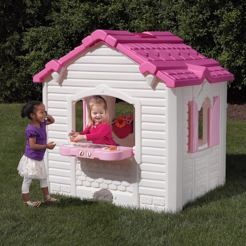 pink plastic playhouse