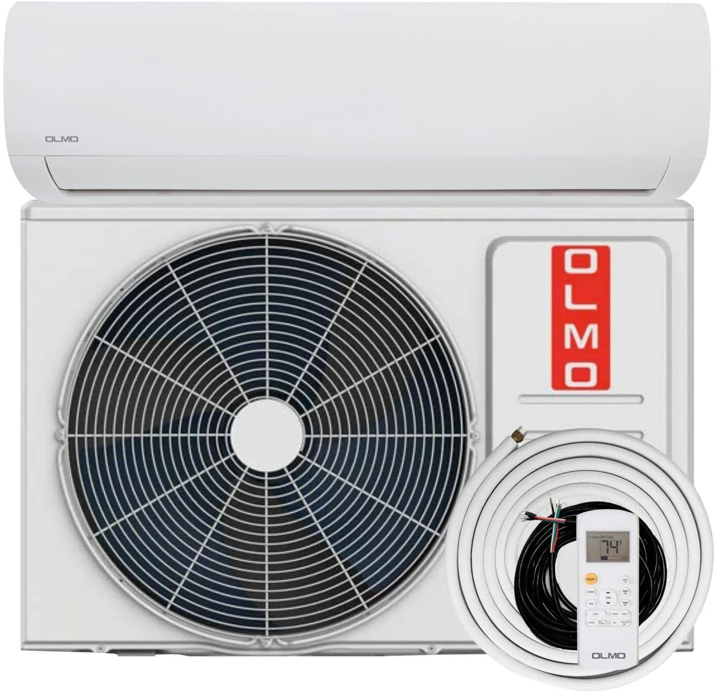 Olmo 12 000 Btu Energy Star Ductless Mini Split Air Conditioner With Heater And Remote Wayfair