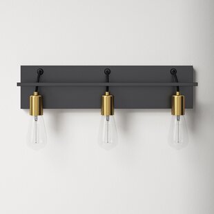 modern bathroom light fixtures black