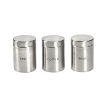 Coffee Tea Sugar Canisters | Wayfair