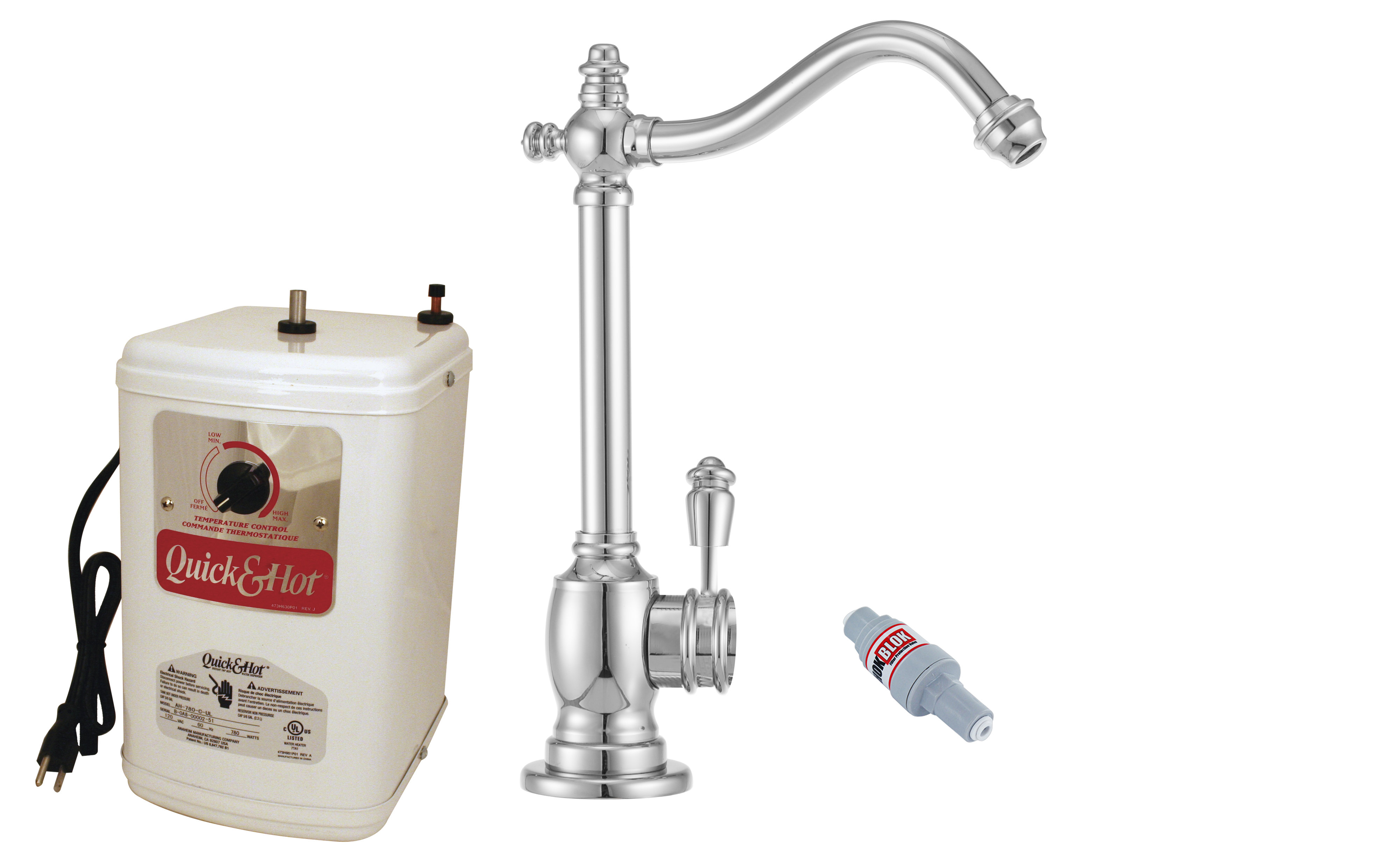 Westbrass Victorian 1Handle Hot and Cold Water Dispenser Wayfair