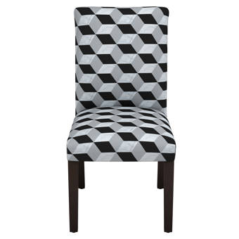 Brayden Studio Studdard Jet Button Tapered Upholstered Dining Chair Wayfair