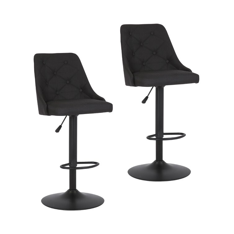 kendall bar stool grey velvet