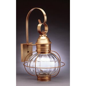 Onion 1-Light Outdoor Wall Lantern