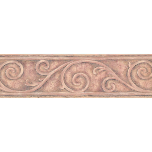 Astoria Grand Kogan Modern Beautiful Vines Damask 15 L X 6 75 W