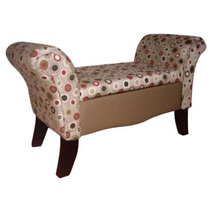 Go to store & view more images ORE Furniture Upholstered Storage Settee Bench