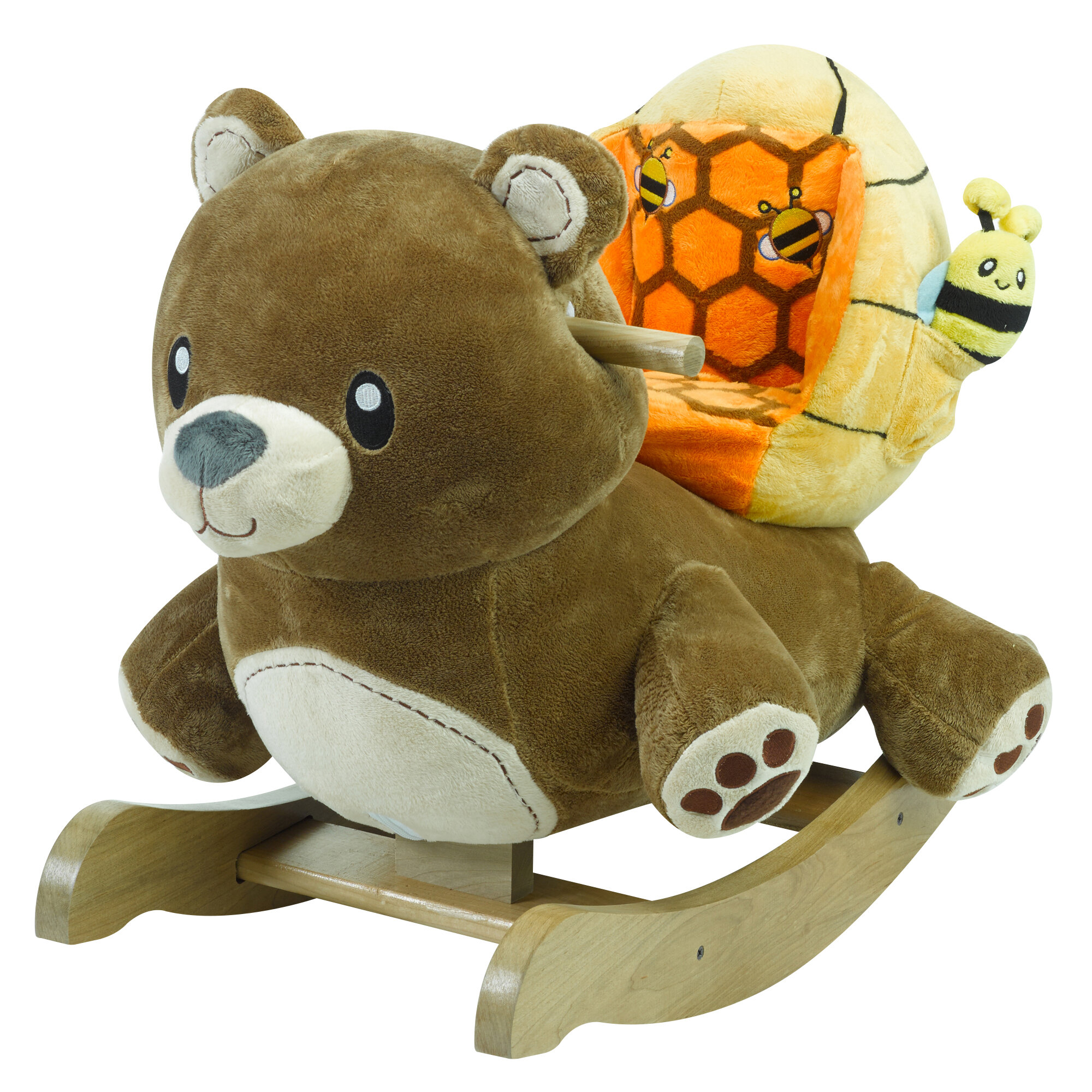 plush bear rocker