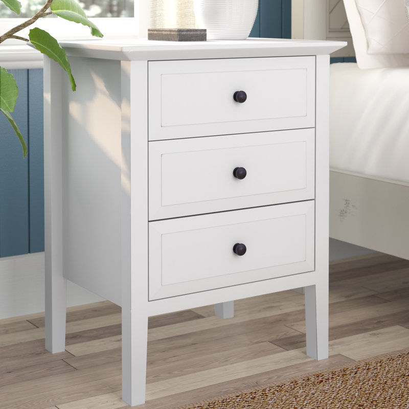 August Grove Carpen 3 Drawer Nightstand Reviews Wayfair